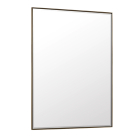 James Martin Rohe 30-Inch Champagne Brass Modern Bathroom Mirror