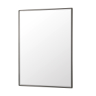 James Martin Rohe 30-Inch Matte Black Modern Bathroom Mirror