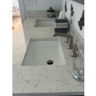 Silestone 72-inch Eternal Pearl Jasmine Quartz Backsplash & Optional Sidesplashes - 2cm Thick
