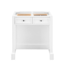 James Martin De Soto 31-Inch Bright White Makeup Cabinet - 825-CU30-BW