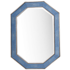 James Martin Tangent 30-Inch Silver with Delft Blue Mirror