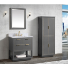 Avanity Allie (single) 31-Inch Twilight Gray Vanity With Gold Trim - ALLIE-V30-TGG