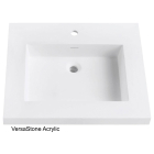 Avanity VUT25WT (single) 25-inch VersaStone Countertop & Integrated Sink