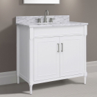 Avanity Bristol (single) 37-Inch White Vanity - BRISTOL-V36-WT