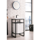 James Martin Boston (single) 19.6-Inch Matte Black Vanity Frame - C105-V20-MBK