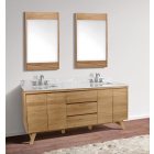 Avanity Coventry (double) 73-Inch Natural Teak Vanity - COVENTRY-V72-NT
