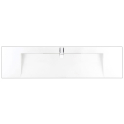 James Martin (single) 72.5-inch Glossy White Composite Stone Integrated Countertop/Sink