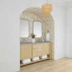 James Martin Marigot (double) 72-Inch Sunwashed Oak Vanity Cabinet - D404-V72-SWO
