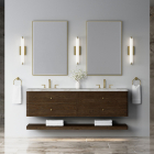 James Martin Allamari (double) 72-Inch Sable Wall-Mount Vanity - D640-V72-SBL