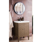James Martin Linden (single) 23.63-Inch White Washed Walnut Vanity - E213-V24-WWW