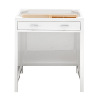 James Martin Addison 30-Inch Glossy White Makeup Cabinet - E444-CU30-GW 