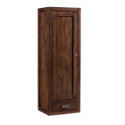 James Martin Addison 12-Inch Mid Century Acacia Petite Tower Hutch - Left