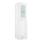 James Martin Addison 14.88-Inch Glossy White Grand Tower Hutch - Left
