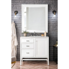 James Martin Addison (single) 35.88-Inch Glossy White Vanity - E444-V36-GW