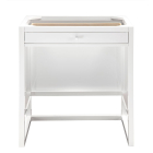 James Martin Athens 30-Inch Glossy White Makeup Cabinet - E645-DU30-GW