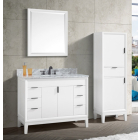 Avanity Emma (single) 43-Inch White Vanity - EMMA-V42-WT