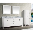 Avanity Emma (double) 73-Inch White Vanity - EMMA-V72-WT