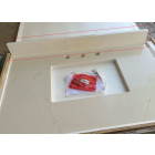 Silestone 36-inch Eternal Marfil Quartz Backsplash & Optional Sidesplashes - 2cm Thick