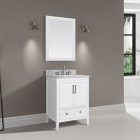 Avanity Everette (single) 24-Inch White Vanity - EVERETTE-V24-WT
