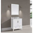 Avanity Everette (single) 30-Inch White Vanity - EVERETTE-V30-WT