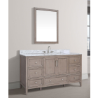 Avanity Everette (single) 60-Inch Gray Oak Vanity - EVERETTE-V60-WD