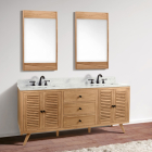 Avanity Harper (double) 73-Inch Natural Teak Vanity - HARPER-V72-NT