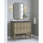 James Martin Emmeline (single) 36-Inch Pebble Oak Vanity - D100-V36-PBO