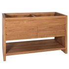 Avanity Kai (double) 48-Inch Natural Teak Vanity - Cabinet Only - KAI-V48-NT