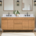 Avanity Kayla (double) 72-Inch Natural Teak Vanity - KAYLA-V72-NT