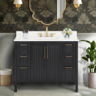 Avanity Luka (single) 42-Inch Black Oak Vanity - LUKA-V42-BKO