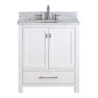 Avanity Modero (single) 30-Inch White Vanity - MODERO-V30-WT