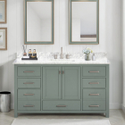 Avanity Modero (single) 60-Inch Smoke Green Vanity - MODERO-V60-SG-A