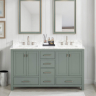 Avanity Modero (double) 60-Inch Smoke Green Vanity - MODERO-V60-SG