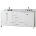 Avanity Modero (double) 72-Inch White Vanity - MODERO-V72-WT
