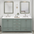 Avanity Modero (double) 72-Inch Smoke Green Vanity - MODERO-V72-SG