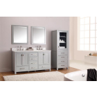 Avanity Modero (double) 60-Inch Chilled Gray Vanity - MODERO-V60-CG