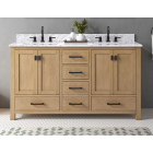 Avanity Modero (double) 60-Inch Brushed Oak Vanity - MODERO-V60-OA