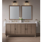 James Martin Portland (double) 72-Inch Whitewashed Walnut Vanity - 620-V72-M-WW