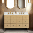 Avanity Serena (double) 48-Inch White Oak Vanity - SERENA-V48-WO