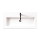 James Martin (single) 31.5-inch Glossy White Composite Stone Integrated Countertop/Sink