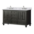 Avanity Thompson (double) 60-Inch Charcoal Glaze Vanity - THOMPSON-V60-CL