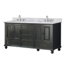 Avanity Thompson (double) 72-Inch Charcoal Glaze Vanity - THOMPSON-V72-CL