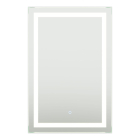 Wyndham Lucia 24-Inch Frameless LED Lighted Bathroom Mirror with Dimmer/Defogger
