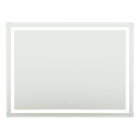 Wyndham Lucia 48-Inch Frameless LED Lighted Bathroom Mirror with Dimmer/Defogger