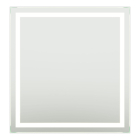 Wyndham Carlton 34-Inch Frameless LED Lighted Bathroom Mirror with Dimmer/Defogger