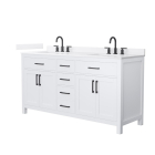 Wyndham Beckett (double) 66-Inch White - Matte Black