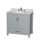 Wyndham Sheffield (single) 36-Inch Gray Vanity