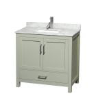 Wyndham Sheffield (single) 36-Inch Light Green Vanity