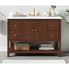 Avanity Zoe (single) 48-Inch Walnut Vanity - ZOE-V48-WA