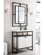 James Martin Boston (single) 31.5-Inch Matte Black Vanity Frame - C105-V31.5-MBK
